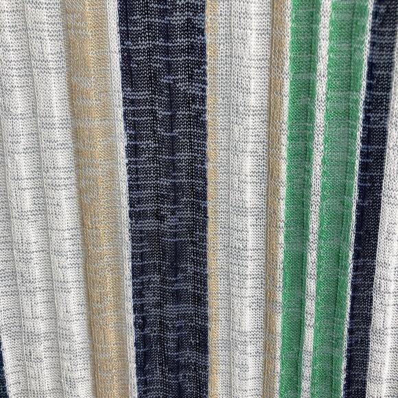 Chico's Travelers Green Striped Open‎ Front Kimono Cardigan Size 3 XL Statement - Picture 11 of 11